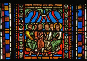 Finestra s2-C che raffigura la Pentecoste