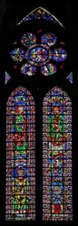 Finestra w102 raffigurante San Pietro e Sant