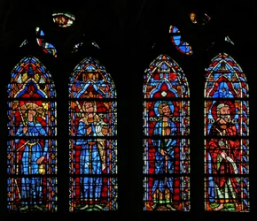 La Sinagoga, Giuditta, i profeti Osea e Gioele