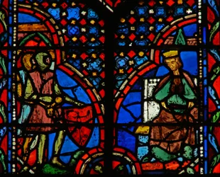 Vetrata w14 Saul apprende che Davide è fuggito a Gat I Sam XXVII 4