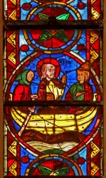 Scena dalla vita di San Tommaso: Tommaso va in India con Abanes