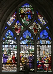 Finestra w2 raffigurante San Pietro