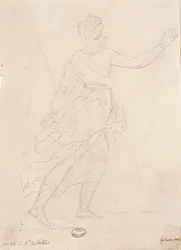 Donna di spalle, 1813