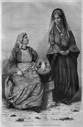 Donne di Tripoli, da La Syrie d