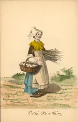 Costume femminile di Vitré, Ille-et-Vilaine