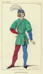 XIV Secolo, Costume di Pagina
