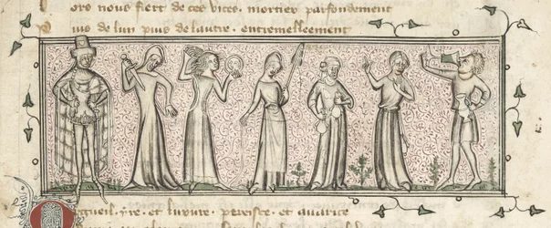 I sette peccati capitali, c.1380
