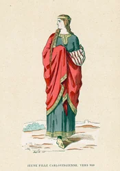 Giovane ragazza, circa 990