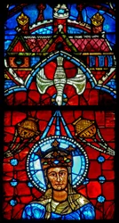 colomba dello Spirito Santo e la Vergine Maria