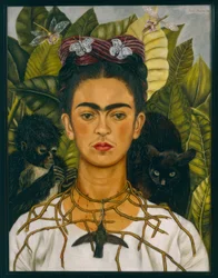 Autoritratto con colletto di spine