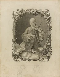 Leopold Mozart. Frontespizio del Versuch einer gründlichen Violinschule, 1756