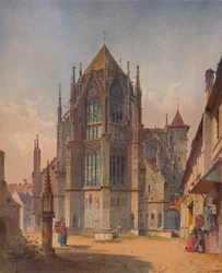 Una chiesa francese, c1863, 1938