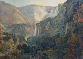 La cascata di Terni, 1834 circa (olio su tela)
