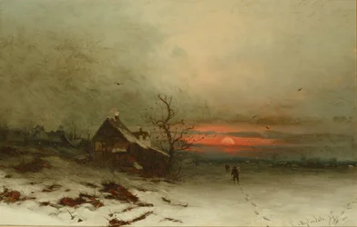 Ritorno a Casa al Tramonto