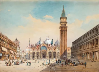Piazza di San Marco, Venezia di Friedrich Perlberg