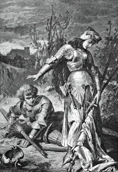 Duello tra Giovanna d
