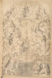 Madonna con Bambino e angeli con i simboli della Passione