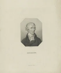 Ritratto del compositore Joseph Haydn