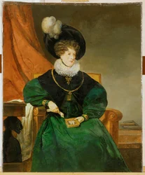 Caecilie, moglie del banchiere Freiherr Bernhard von Eskeles (dipinto su tela)