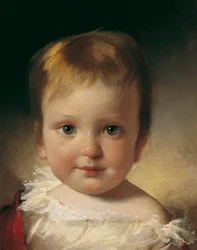 Barone Alexander Vesque von Püttlingen da bambino