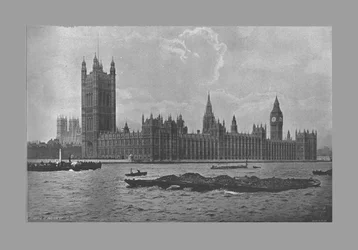 Le case del Parlamento, Londra, c1900