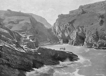 Castello di Tintagel, c1896