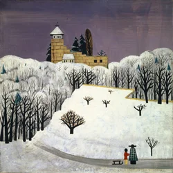Castello di Birseck nella Neve
