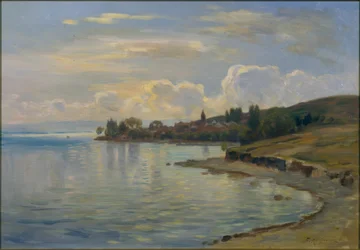 Paesaggio del Lago Lemano sulla costa della Savoia (in francese Paysage lémanique de la côte de Savoie)