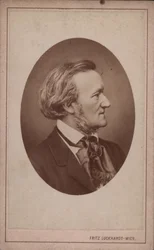 Ritratto del compositore Richard Wagner 1813-1883, c. 1875