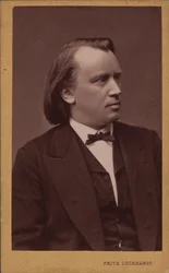 Ritratto del compositore Johannes Brahms