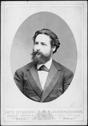 Ritratto del pianista e compositore Heinrich Karl Johann Hofmann 1842-1902