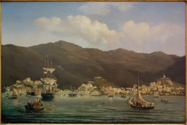 Vista sul porto di Saint Thomas