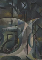 Paesaggio nel parco, 1920