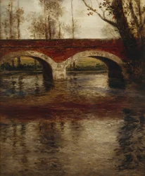 Paesaggio fluviale con ponte (dipinto)