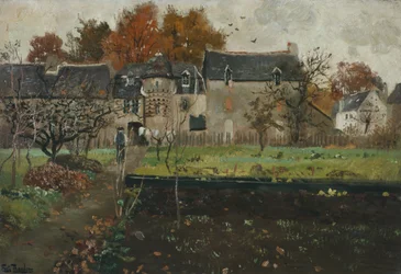 Fattoria francese, 1900 circa (dipinto)