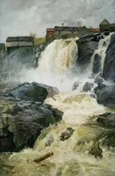Cascate di Haug, Modum