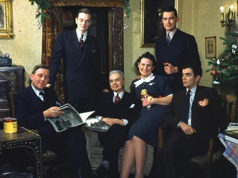 Famiglia e casa a Dresda, Germania del Dr. Fritz Gustav Wentzel e sua moglie Verna