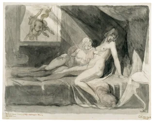 Alp lascia la camera da letto di due donne addormentate, 1810