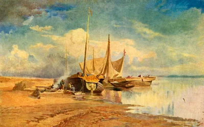 Barche sul Volga, 1870, 1939