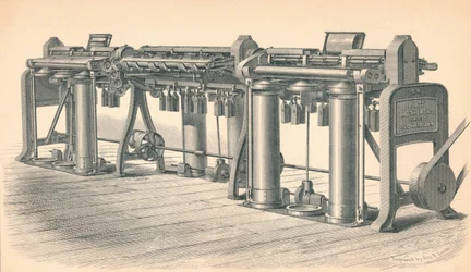 Telaio da disegno, di Platt, Brothers & Co. Oldham, 1874