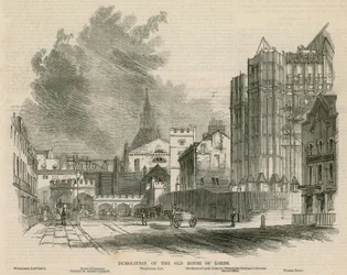 Demolizione della Vecchia Camera dei Lord