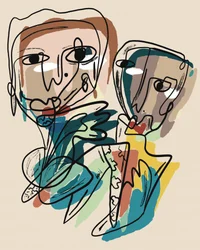 Figure astratte moderne