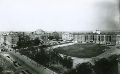 Campus della Columbia University da sud-ovest, New York City, 1910