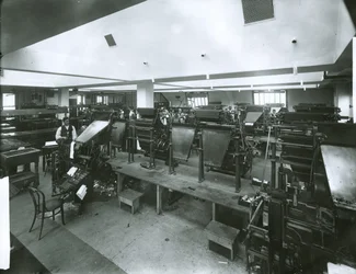 Sala stampa del New York Evening Post