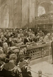 Il servizio di ringraziamento per la guarigione del Principe di Galles, tenuto nella Cattedrale di San Paolo, 27 febbraio 1872, da 