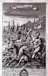 Nettuno nel suo carro, illustrazione dal Libro 2 Parte 4 Capitolo 5 di 