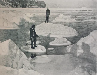 Campbell e Priestley a Galla su Ghiaccio a Pancake, 1912, 1913