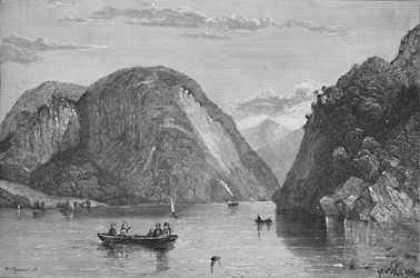 Rogers Slide, Lago George, 1838, 1883