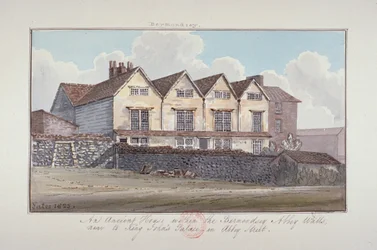 Abbazia di San Salvatore, Bermondsey, Londra, 1825