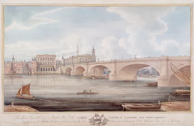Ponte di Londra nuovo, Londra, c1835
